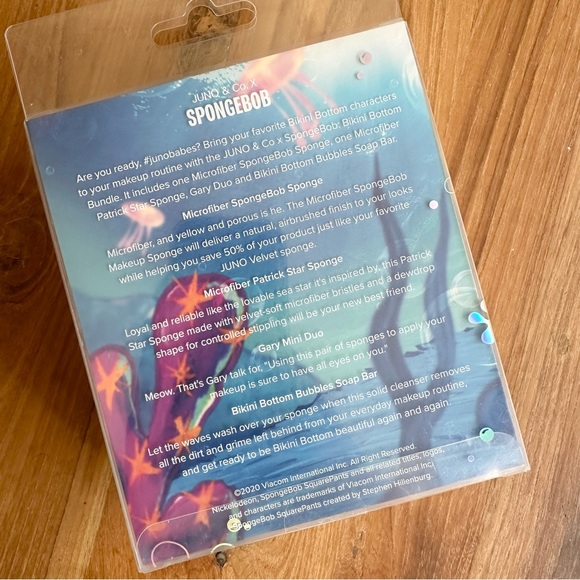 BNIB ✨Juno & Co. and SpongeBob Makeup Sponge Set✨ - Picture 4 of 5